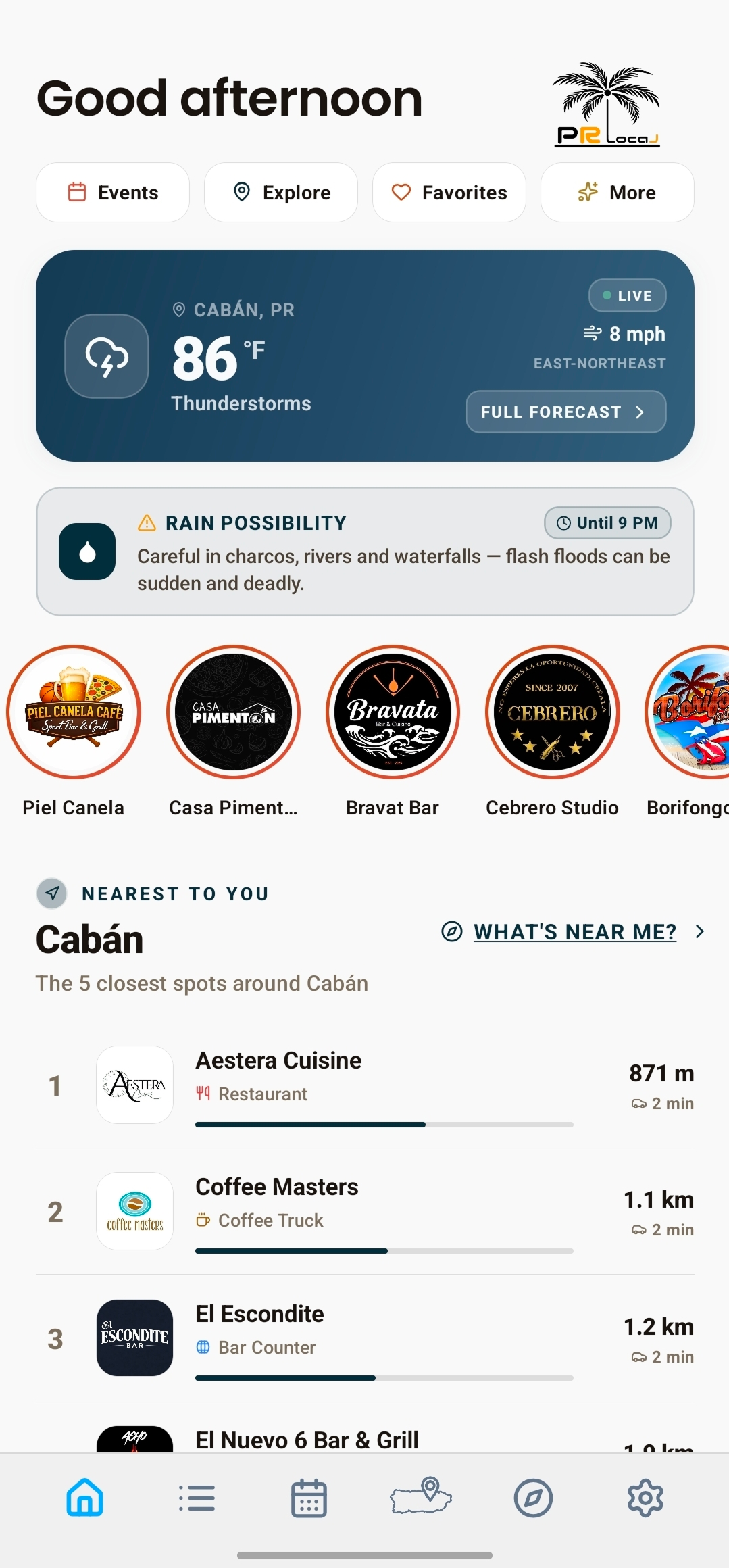 PR Local app